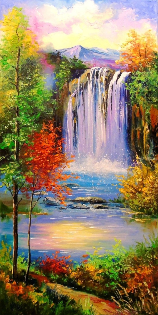 Easy Watercolor Painting Ideas on Canvas